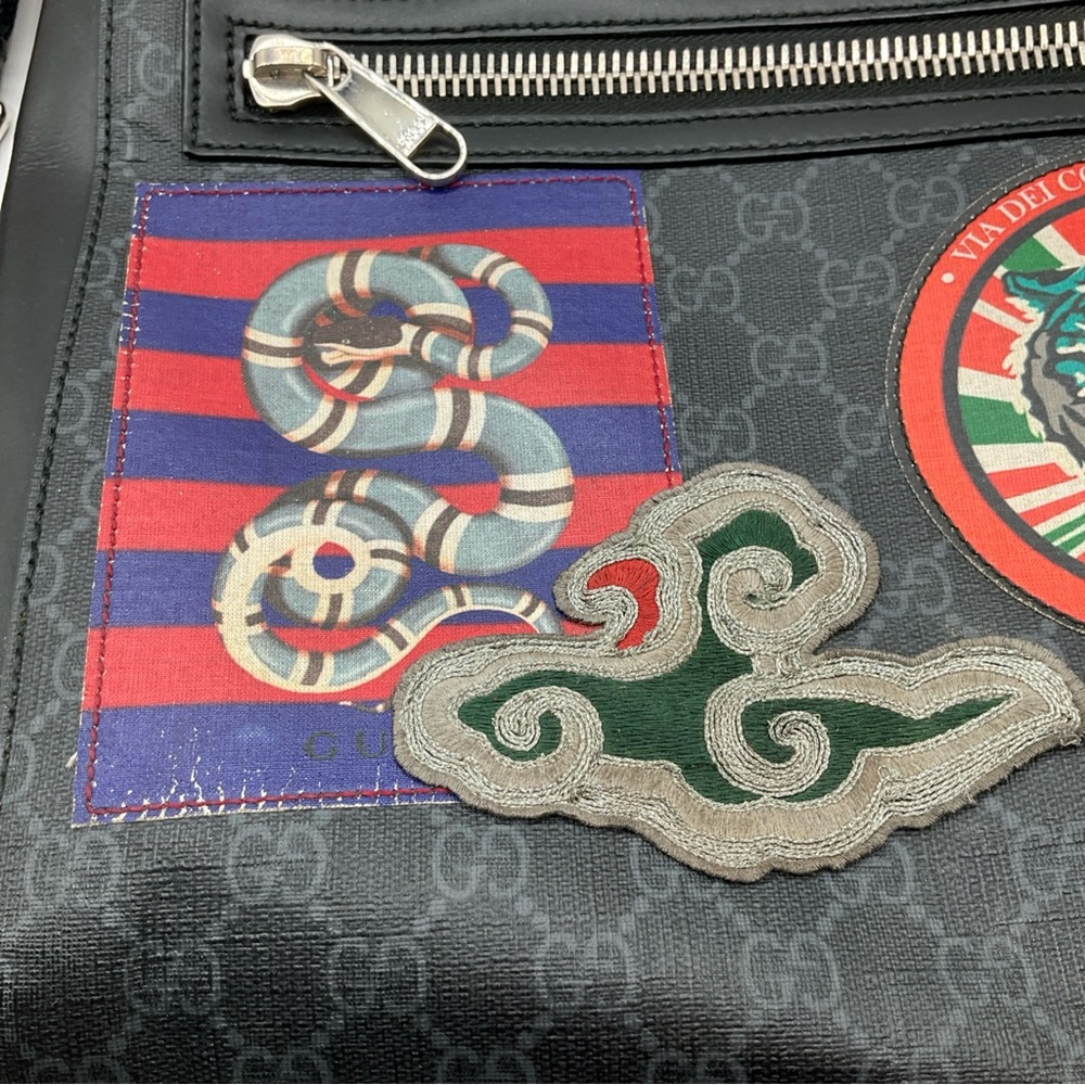 Gucci GG Night Supreme Courrier Flat Messenger Bag - Picture 7 of 15